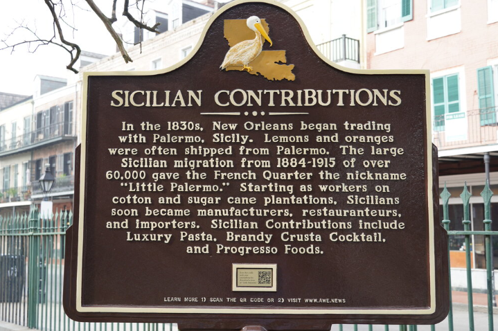 Sicilian Contributions sign