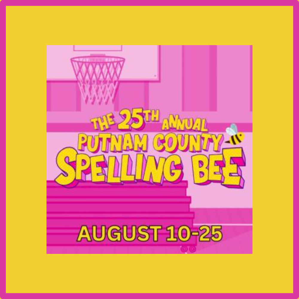 The 25th Annual Putman County Spelling Bee program cover and show dates